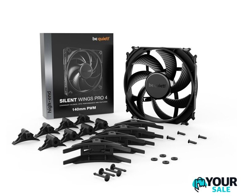 Вентилятор для корпуса be quiet! Silent Wings Pro 4 140mm PWM BL099 - Изображение №5 — Интернет-магазин Your Sale