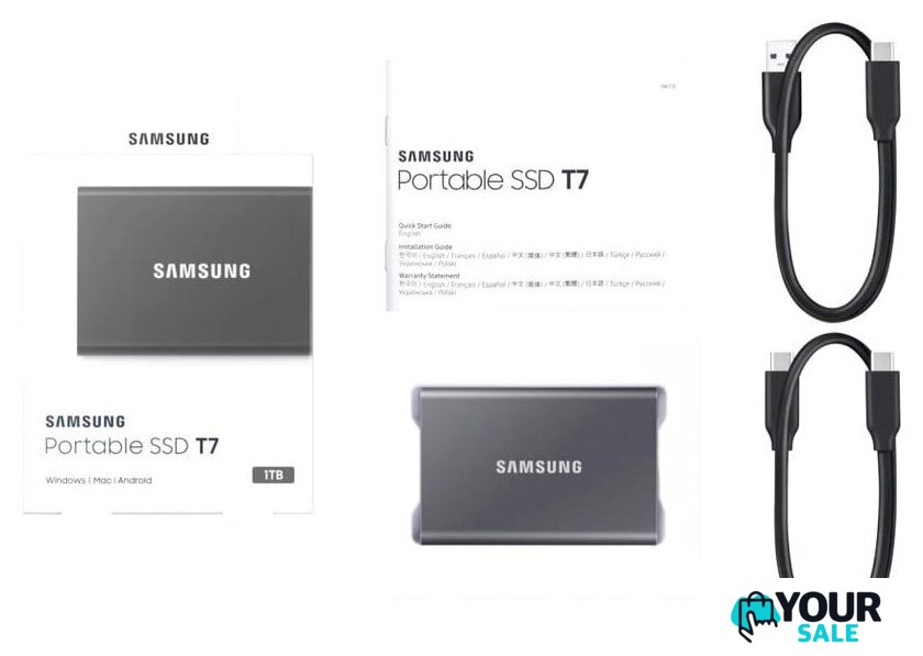Внешний накопитель Samsung T7 4TB (серый) - Изображение №7 — Интернет-магазин Your Sale