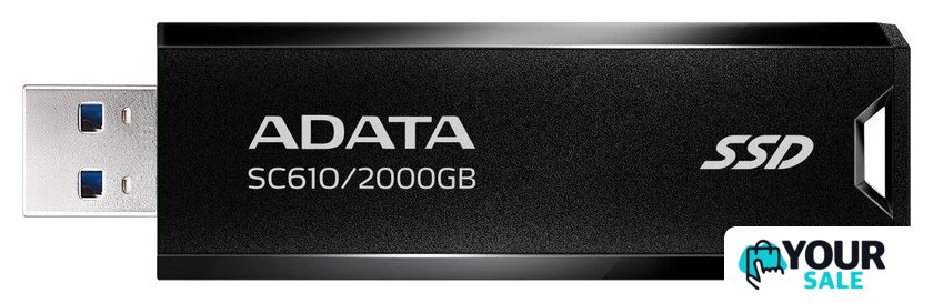 Внешний накопитель ADATA SC610 2TB SC610-2000G-CBK/RD - Изображение №2 — Интернет-магазин Your Sale