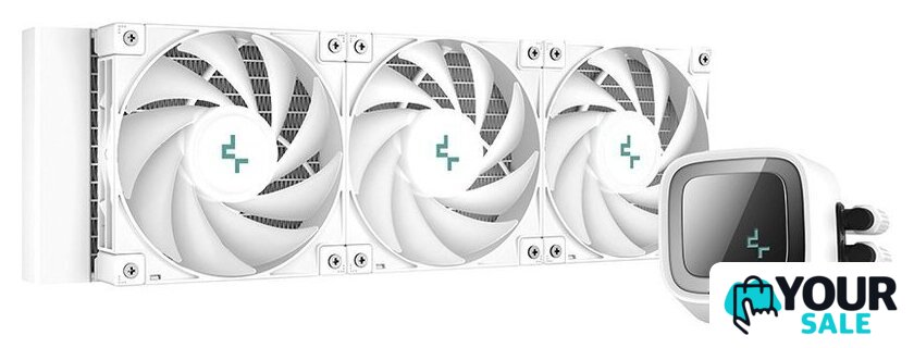 Жидкостное охлаждение для процессора DeepCool LS720 WH R-LS720-WHAMNT-G-1 - Изображение №2 — Интернет-магазин Your Sale