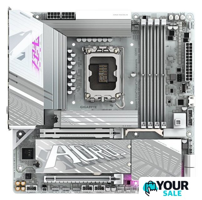 Материнская плата Gigabyte Z890M Aorus Elite WiFi7 Ice - Изображение №1 — Интернет-магазин Your Sale