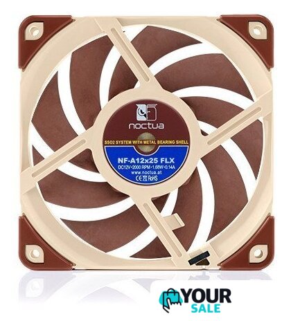 Вентилятор для корпуса Noctua NF-A12x25 FLX - Изображение №4 — Интернет-магазин Your Sale