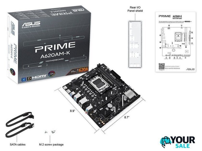 Материнская плата ASUS Prime A620AM-K - Изображение №8 — Интернет-магазин Your Sale