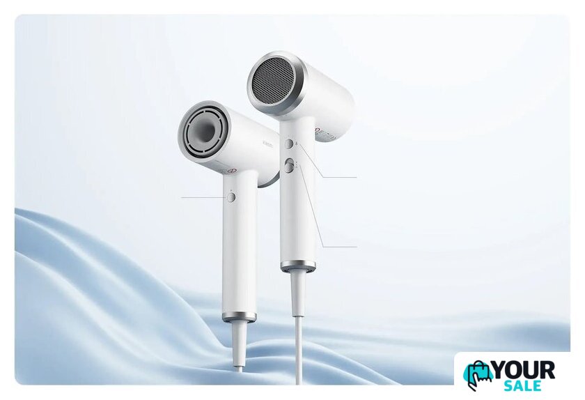 Фен Xiaomi High-speed Ionic Hair Dryer GSHGL01LX (европейская версия, белый) - Изображение №7 — Интернет-магазин Your Sale