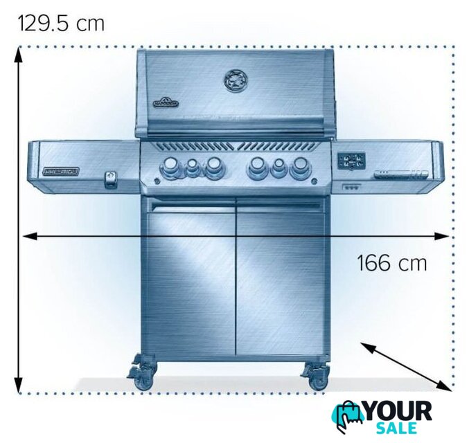 Газовый гриль для дачи Napoleon Prestige 500 Connected RSIB P500VXRSIBPK-PL-PHM - Изображение №2 — Интернет-магазин Your Sale