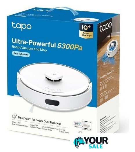 Робот-пылесос TP-Link Tapo RV30 Max (белый) - Изображение №12 — Интернет-магазин Your Sale