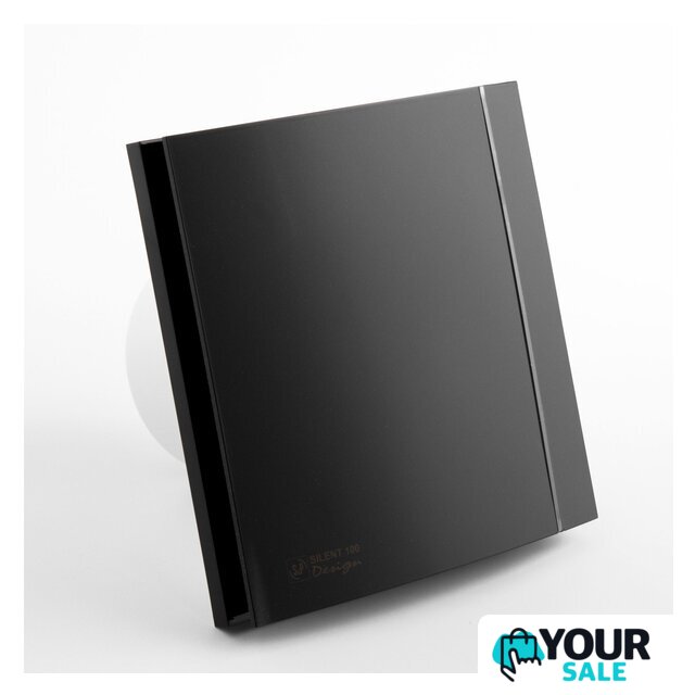 Осевой вентилятор Soler&Palau Silent-100 CZ Matt Black Design - 4C 5210007700 - Изображение №2 — Интернет-магазин Your Sale
