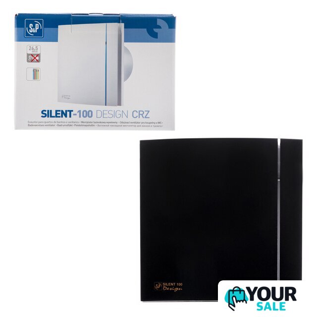 Осевой вентилятор Soler&Palau Silent-100 CZ Matt Black Design - 4C 5210007700 - Изображение №4 — Интернет-магазин Your Sale