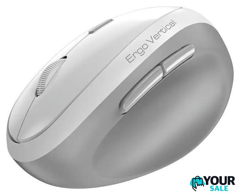 Вертикальная мышь Genius Ergo 8350S (белый/серый) - Изображение №3 — Интернет-магазин Your Sale