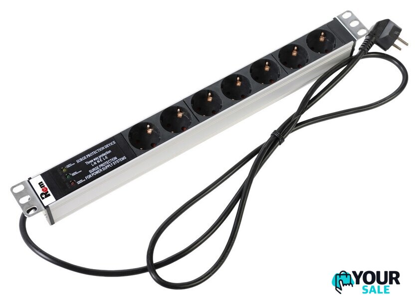 Блок розеток Rem R-16-7S-FI-440-3 (7 розеток, шнур 3 м) - Изображение №1 — Интернет-магазин Your Sale