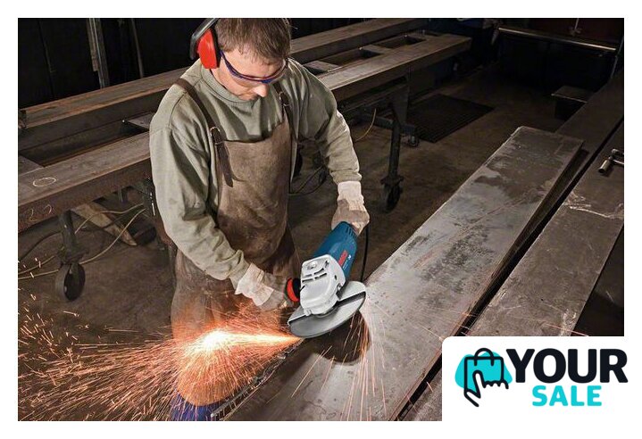 Угловая шлифмашина Bosch GWS 24-230 JH Professional (0601884203) - Изображение №4 — Интернет-магазин Your Sale