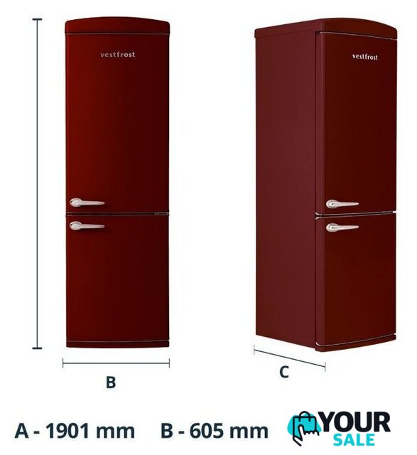 Холодильник Vestfrost VR-FB373-2E2BR - Изображение №4 — Интернет-магазин Your Sale