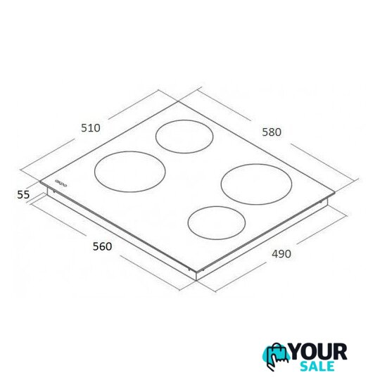Варочная панель Akpo PKA 60 9014 BL - Изображение №8 — Интернет-магазин Your Sale