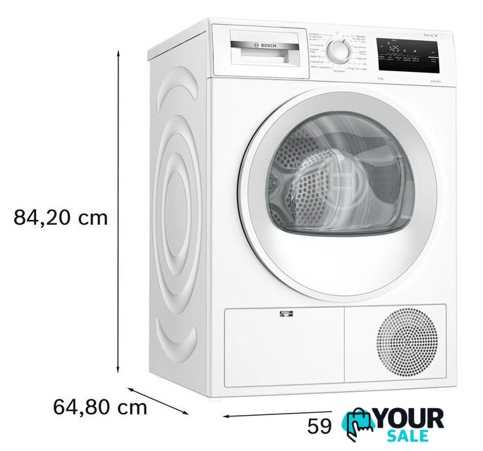 Сушильная машина Bosch Serie 4 WTH86200PL - Изображение №7 — Интернет-магазин Your Sale