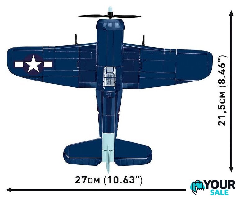 Конструктор Cobi Historical Collection WWII Grumman F6F Hellcat - Изображение №8 — Интернет-магазин Your Sale
