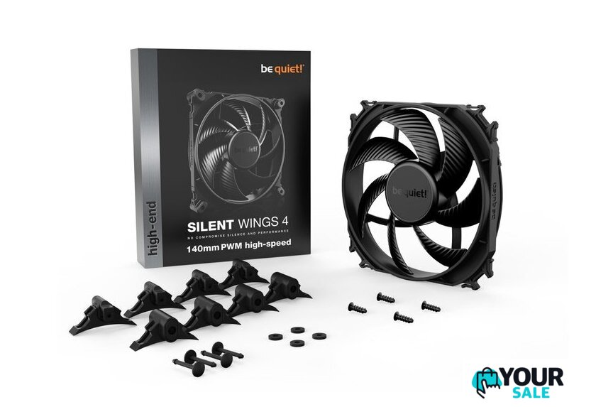 Вентилятор для корпуса be quiet! Silent Wings 4 140mm PWM high-speed BL097 - Изображение №4 — Интернет-магазин Your Sale