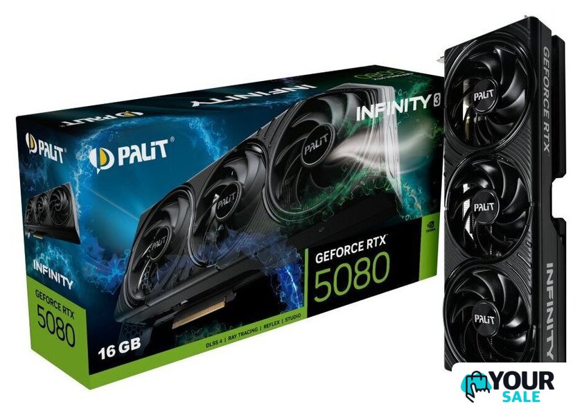 Видеокарта Palit GeForce RTX 5080 Infinity 3 NE75080019T2-GB2035S - Изображение №10 — Интернет-магазин Your Sale