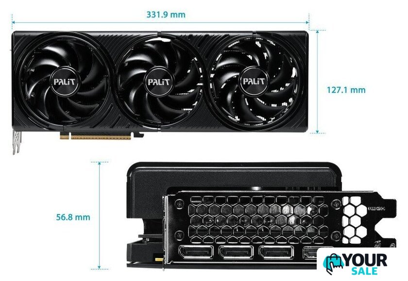 Видеокарта Palit GeForce RTX 5080 Infinity 3 NE75080019T2-GB2035S - Изображение №9 — Интернет-магазин Your Sale