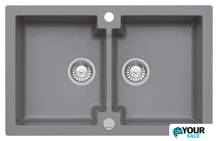 Кухонная мойка Kernau KGS A 80 2B Grey Metallic - Изображение №1 — Интернет-магазин Your Sale