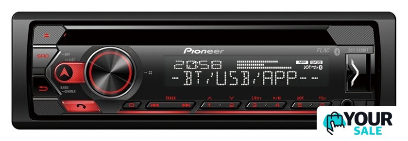 CD/MP3-магнитола Pioneer DEH-S320BT - Изображение №1 — Интернет-магазин Your Sale