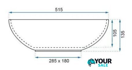 Умывальник Rea Pearl U0265 - Изображение №5 — Интернет-магазин Your Sale