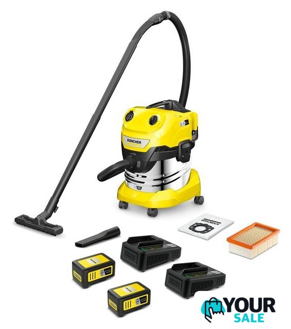 Пылесос Karcher WD 4-18 S Dual Battery Set 1.628-626.0 - Изображение №1 — Интернет-магазин Your Sale