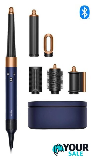 Фен-стайлер Dyson Airwrap Complete Long HS08 i.d. (с переходником на евровилку, берлинская лазурь/медный) - Изображение №1 — Интернет-магазин Your Sale