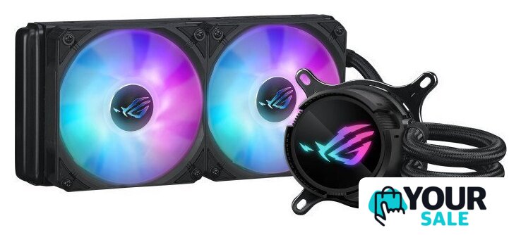 Система жидкостного охлаждения для процессора ASUS ROG Strix LC III 240 ARGB - Изображение №1 — Интернет-магазин Your Sale