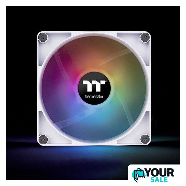 Комплект вентиляторов для корпуса Thermaltake CT140 ARGB White 2-Fan Pack CL-F154-PL14SW-A - Изображение №2 — Интернет-магазин Your Sale