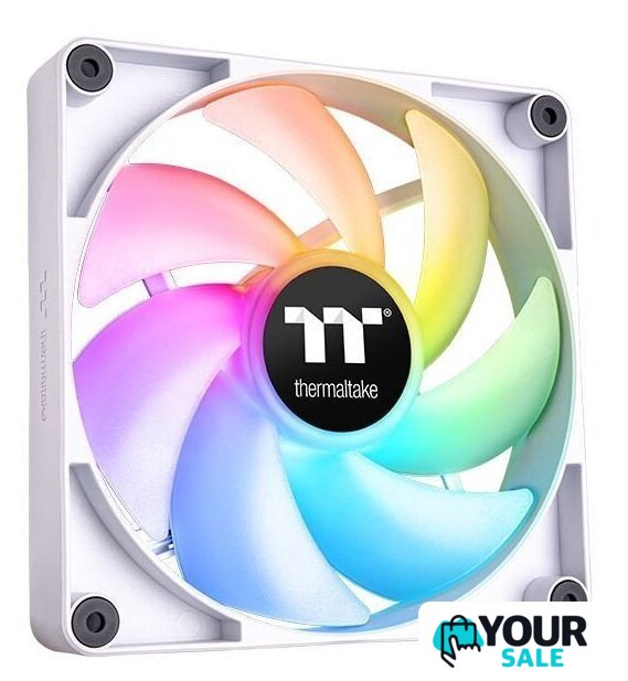Комплект вентиляторов для корпуса Thermaltake CT140 ARGB White 2-Fan Pack CL-F154-PL14SW-A - Изображение №1 — Интернет-магазин Your Sale