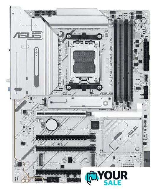 Материнская плата ASUS X870 MAX Gaming WiFi7 W - Изображение №1 — Интернет-магазин Your Sale