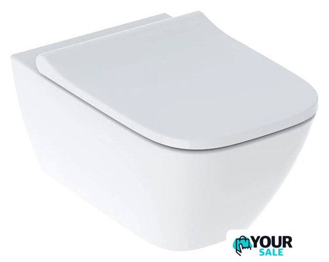 Унитаз подвесной Geberit Smyle Square Rimfree 500.683.00.2 - Изображение №1 — Интернет-магазин Your Sale