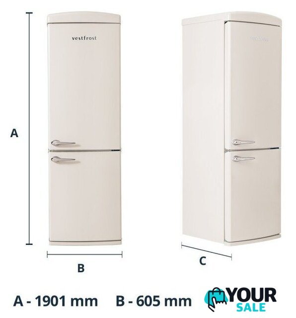 Холодильник Vestfrost VR-FB373-2E2BG - Изображение №4 — Интернет-магазин Your Sale