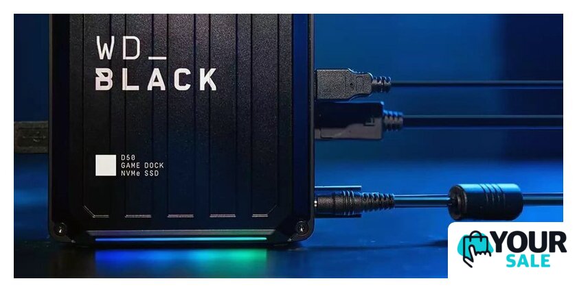 Внешний накопитель WD Black D50 Game Dock NVMe 1TB WDBA3U0010BBK - Изображение №5 — Интернет-магазин Your Sale