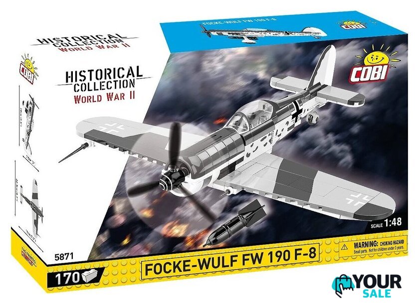 Конструктор Cobi Historical Collection WWII Focke-Wulf Fw 190 F-8 - Изображение №9 — Интернет-магазин Your Sale