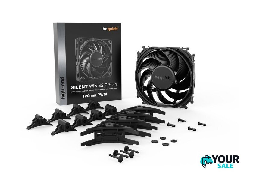 Вентилятор для корпуса be quiet! Silent Wings Pro 4 120mm PWM BL098 - Изображение №5 — Интернет-магазин Your Sale