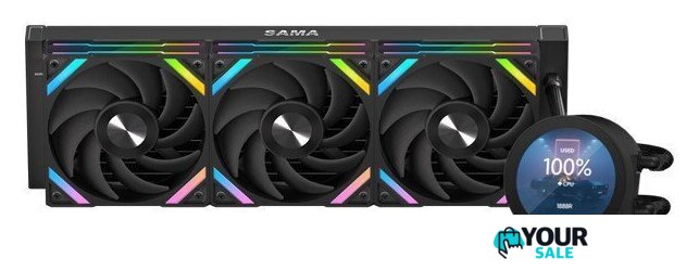 Система жидкостного охлаждения для процессора Sama Q70 360 (черный) - Изображение №3 — Интернет-магазин Your Sale