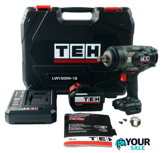 Гайковерт TEH LW1500N-1B (с 1-им АКБ, кейс) - Изображение №2 — Интернет-магазин Your Sale