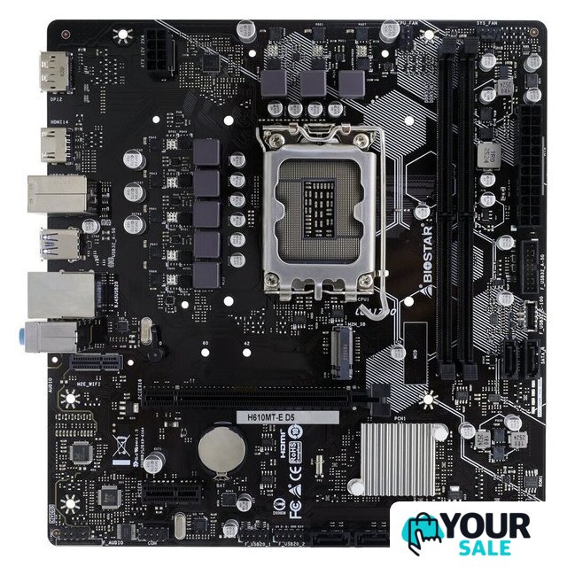 Материнская плата BIOSTAR H610MT-E D5 - Изображение №1 — Интернет-магазин Your Sale
