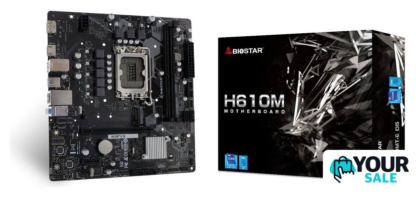 Материнская плата BIOSTAR H610MT-E D5 - Изображение №4 — Интернет-магазин Your Sale