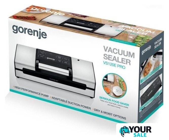 Бескамерный вакуумный упаковщик Gorenje VS120E Pro - Изображение №18 — Интернет-магазин Your Sale