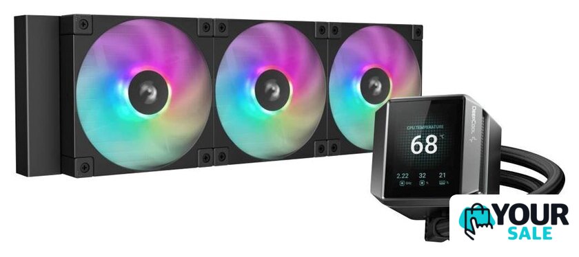 Система жидкостного охлаждения для процессора DeepCool Mystique 360 ARGB R-LX750-BKADSNC-G-1 - Изображение №1 — Интернет-магазин Your Sale