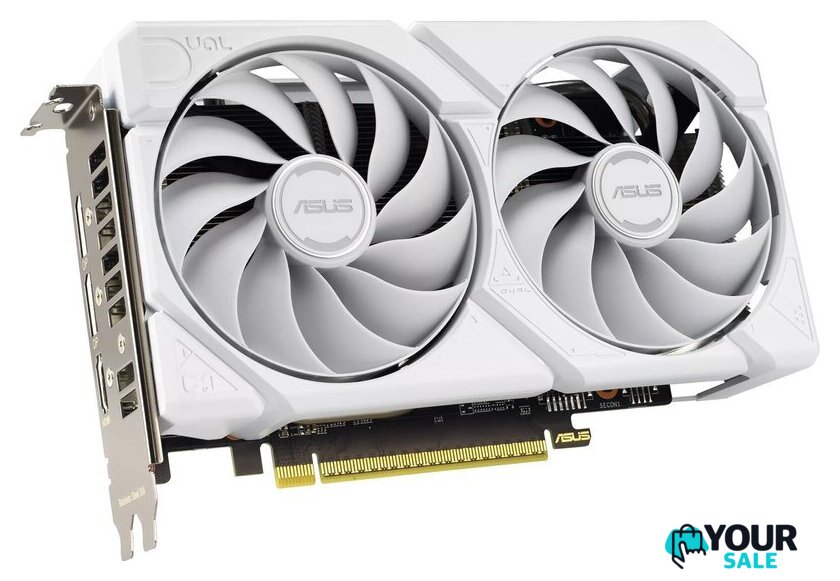 Видеокарта ASUS Dual Radeon RX 9060 XT 16GB GDDR6 White Edition DUAL-RX9060XT-16G-WHITE - Изображение №4 — Интернет-магазин Your Sale