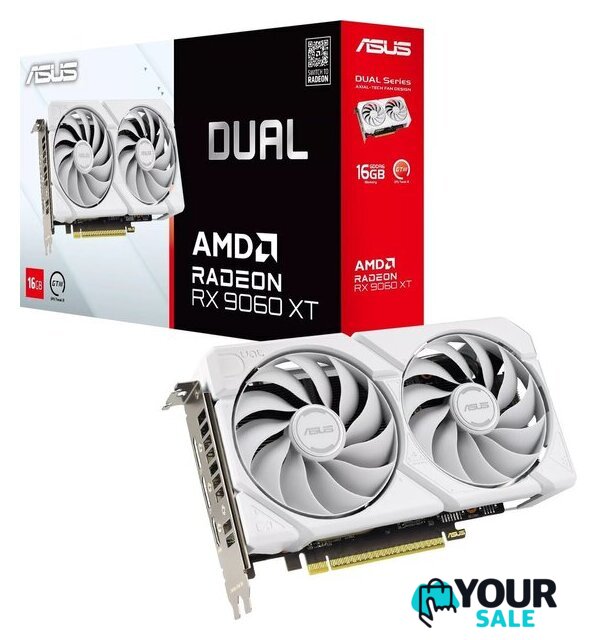 Видеокарта ASUS Dual Radeon RX 9060 XT 16GB GDDR6 White Edition DUAL-RX9060XT-16G-WHITE - Изображение №13 — Интернет-магазин Your Sale