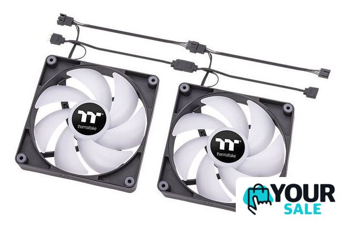 Комплект вентиляторов для корпуса Thermaltake CT140 ARGB 2-Fan Pack CL-F150-PL14SW-A - Изображение №5 — Интернет-магазин Your Sale