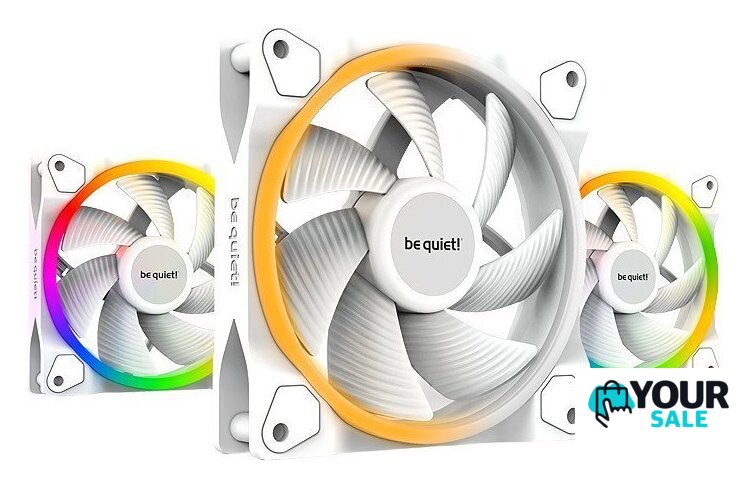 Комплект вентиляторов для корпуса с контроллером be quiet! Light Wings 120mm PWM Triple Pack BL100 - Изображение №1 — Интернет-магазин Your Sale
