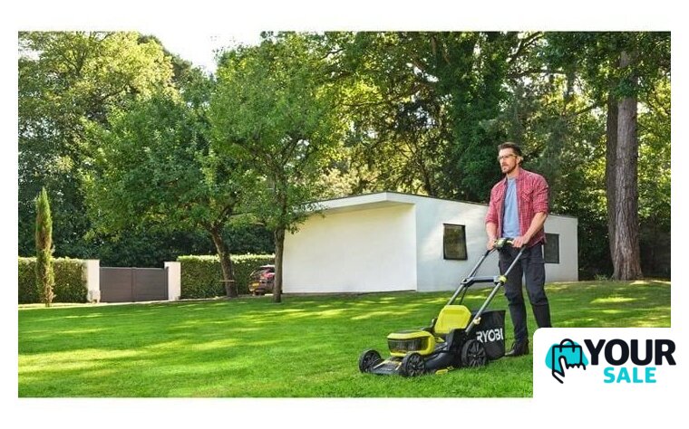 Газонокосилка Ryobi RY18LMX46A-250 (с 2-мя АКБ 5 Ач) - Изображение №2 — Интернет-магазин Your Sale