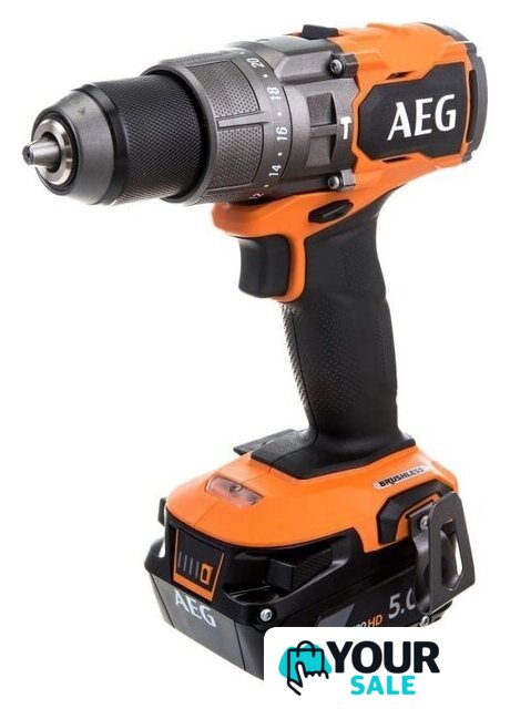 Ударная дрель-шуруповерт AEG Powertools BSB 18C3BL-502C 4935478939 (с 2-мя АКБ 5 Ач, кейс) - Изображение №2 — Интернет-магазин Your Sale