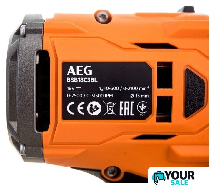 Ударная дрель-шуруповерт AEG Powertools BSB 18C3BL-502C 4935478939 (с 2-мя АКБ 5 Ач, кейс) - Изображение №6 — Интернет-магазин Your Sale