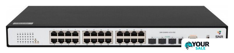 Управляемый коммутатор 2-го уровня SNR SNR-S2989G-24TX-POE - Изображение №1 — Интернет-магазин Your Sale